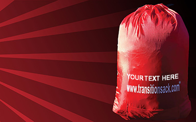 Personalised Text on Sack